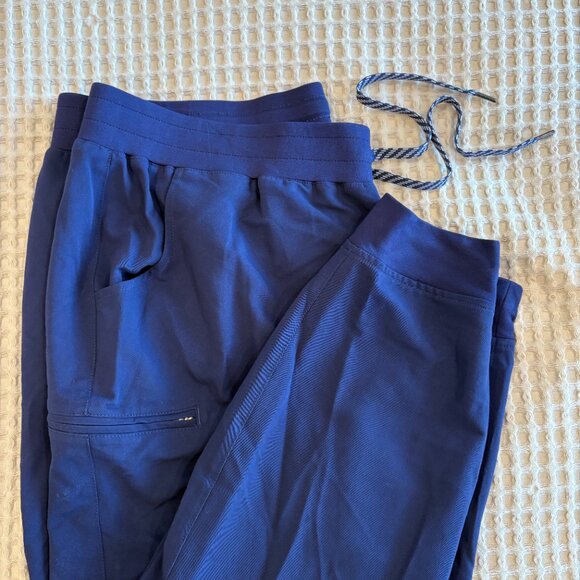 Jaanuu Women's Scrub Jogger Pant- NAVY- 1XL - Picture 2 of 5